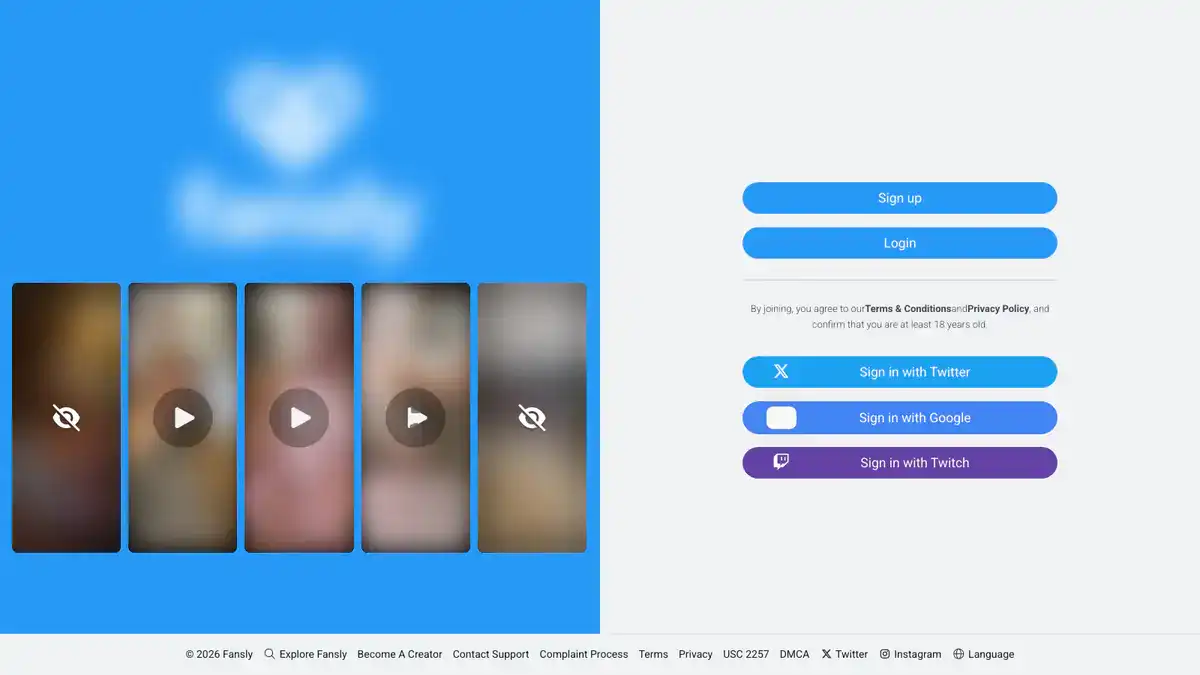 Fansly Live Downloader website preview