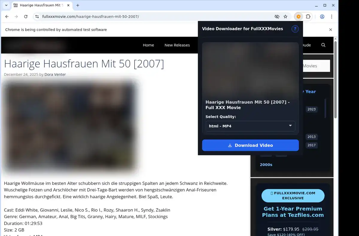 FullXXXMovies Downloader fullscreen screenshot