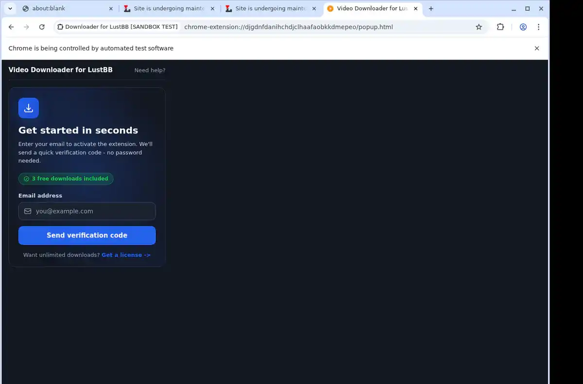 LustBB Downloader fullscreen screenshot