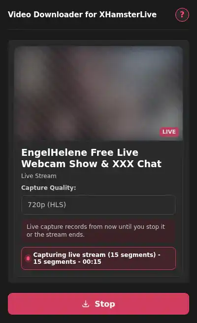 xHamsterLive Video Downloader fullscreen screenshot