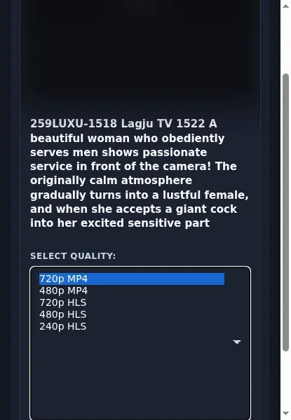 7 Mmtv Downloader format dropdown options