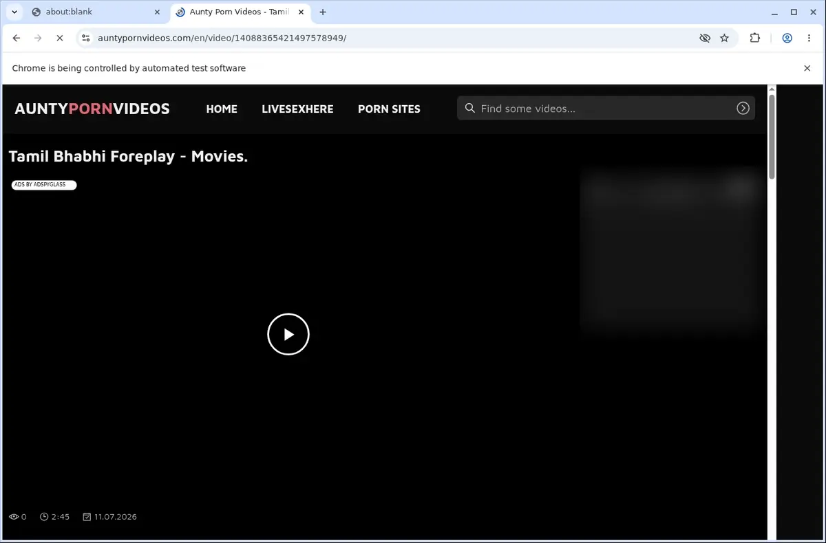 Auntypornvideos Video Downloader page open in the browser
