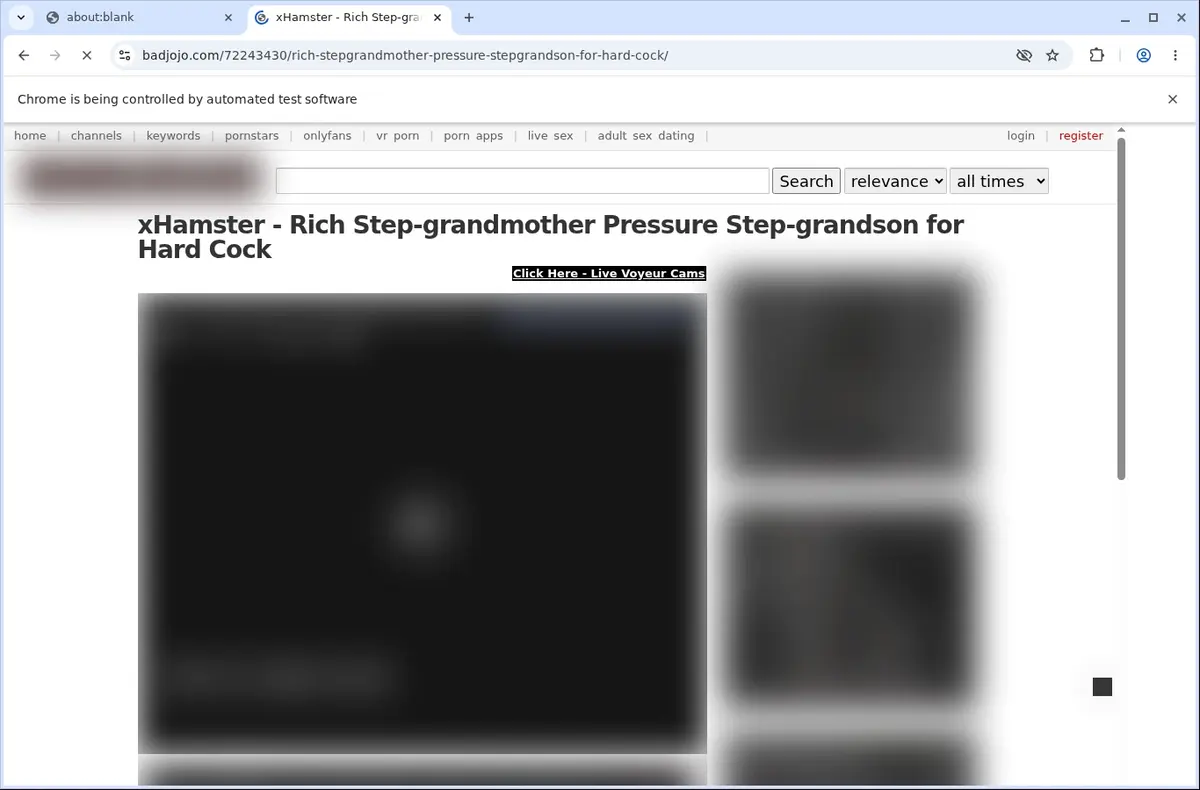 Badjojo Downloader page open in the browser