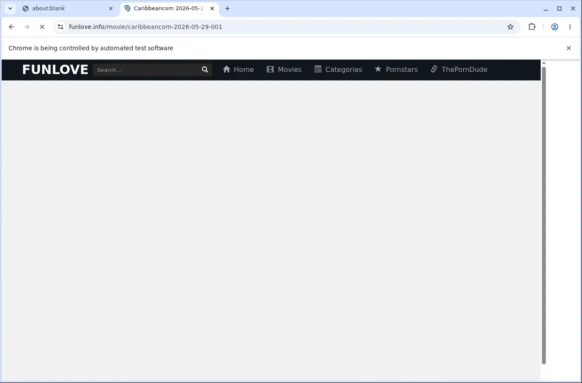 Funlove Video Downloader page open in the browser
