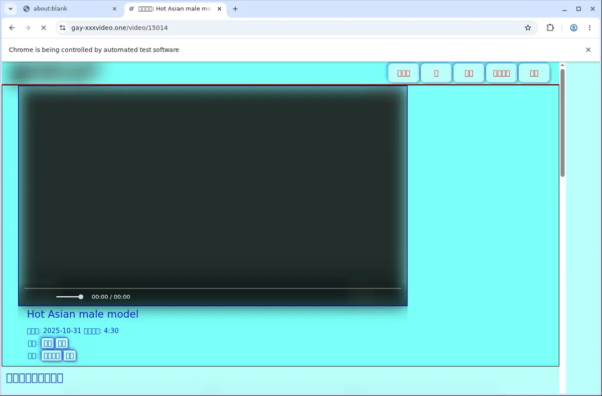 Gayxxxvideo Video Downloader page open in the browser