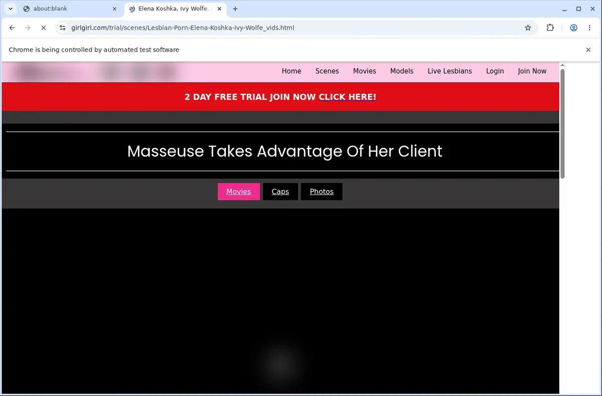 GirlGirl Video Downloader page open in the browser