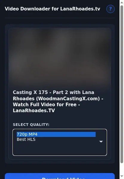 LanaRhoades.tv Downloader format dropdown options