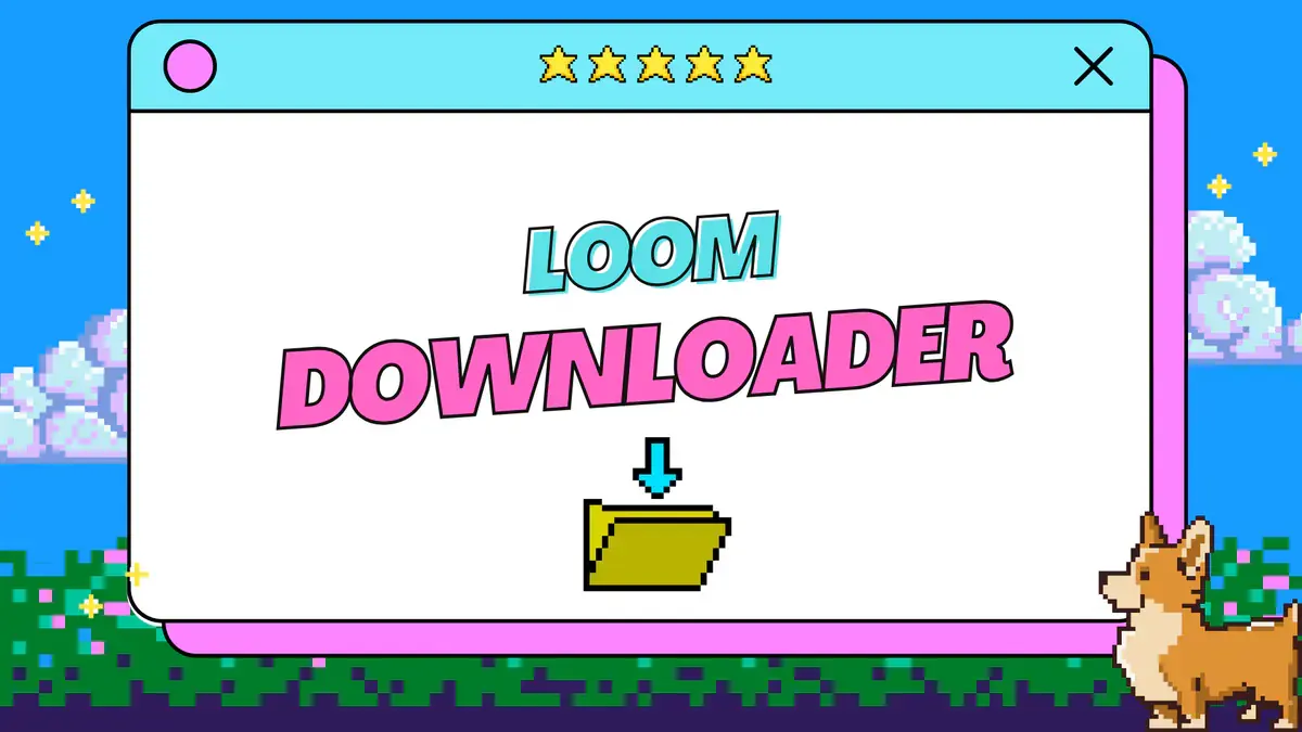 Loom Video Downloader page open in the browser