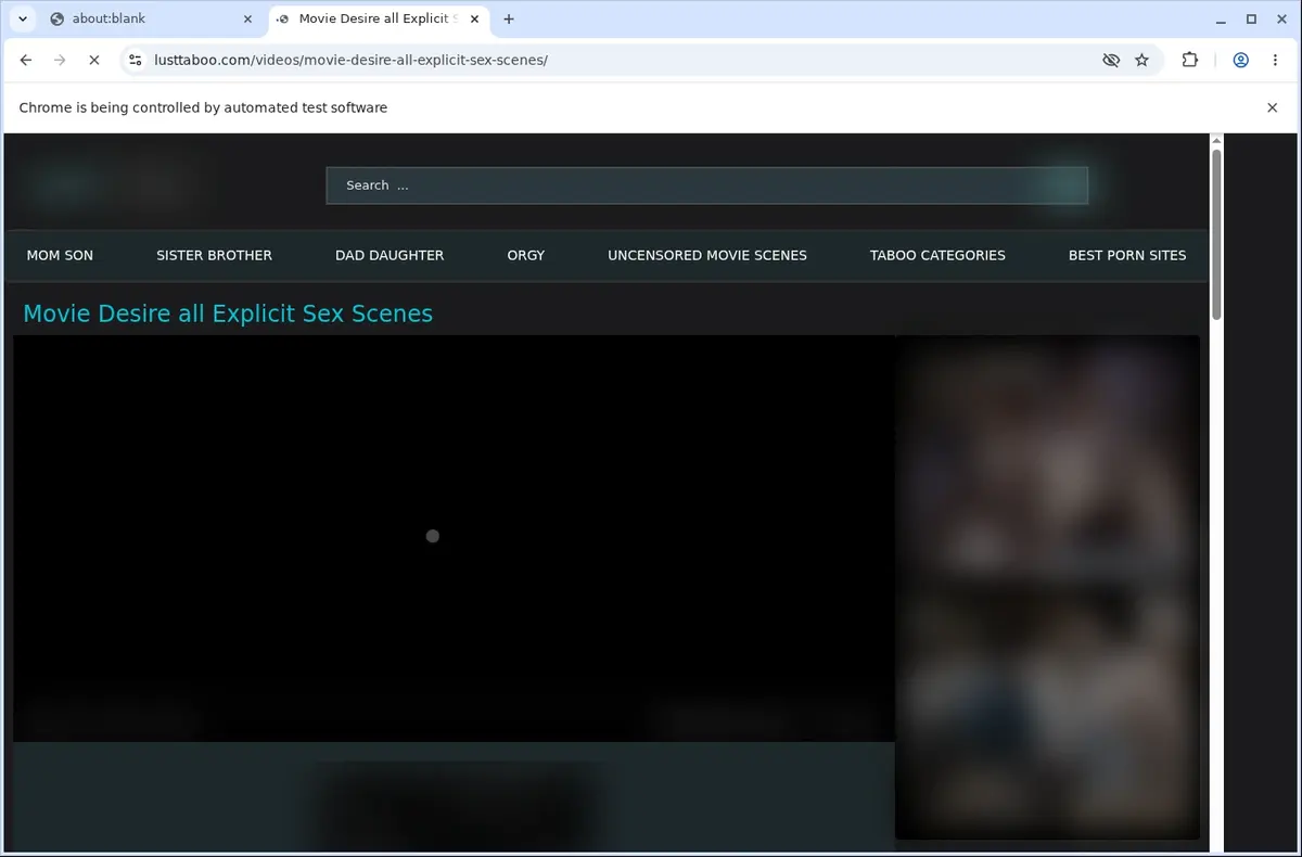 LustTaboo Video Downloader page open in the browser