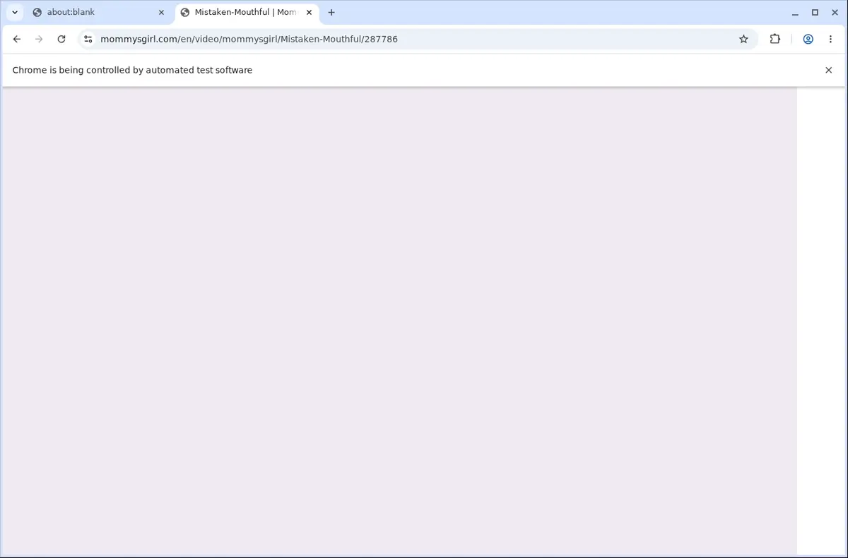 Mommy's Girl Video Downloader page open in the browser