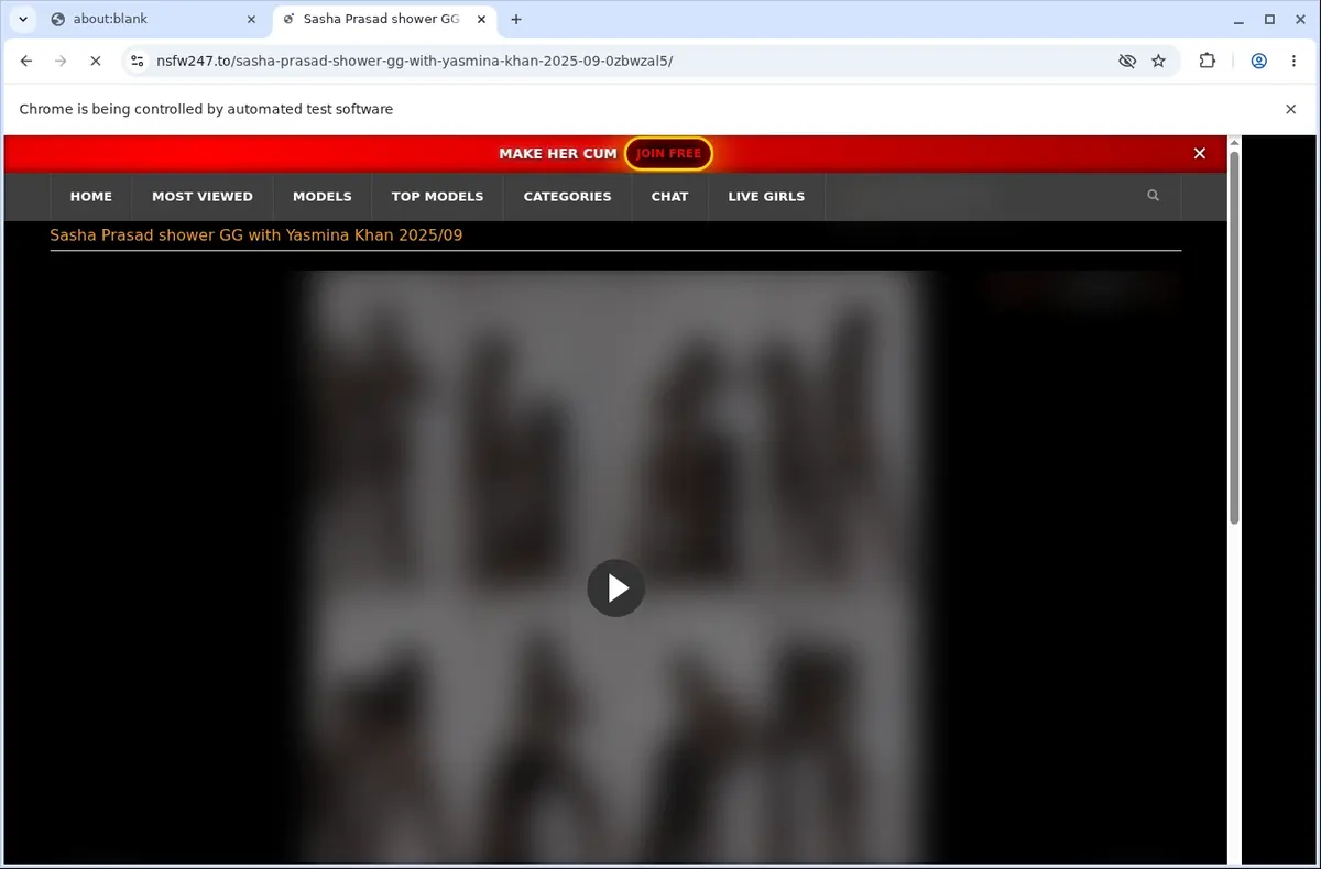 NSFW247 Video Downloader page open in the browser