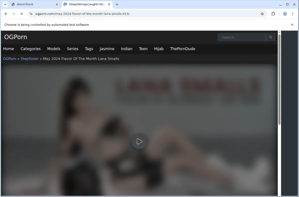 OGPorn Downloader page open in the browser