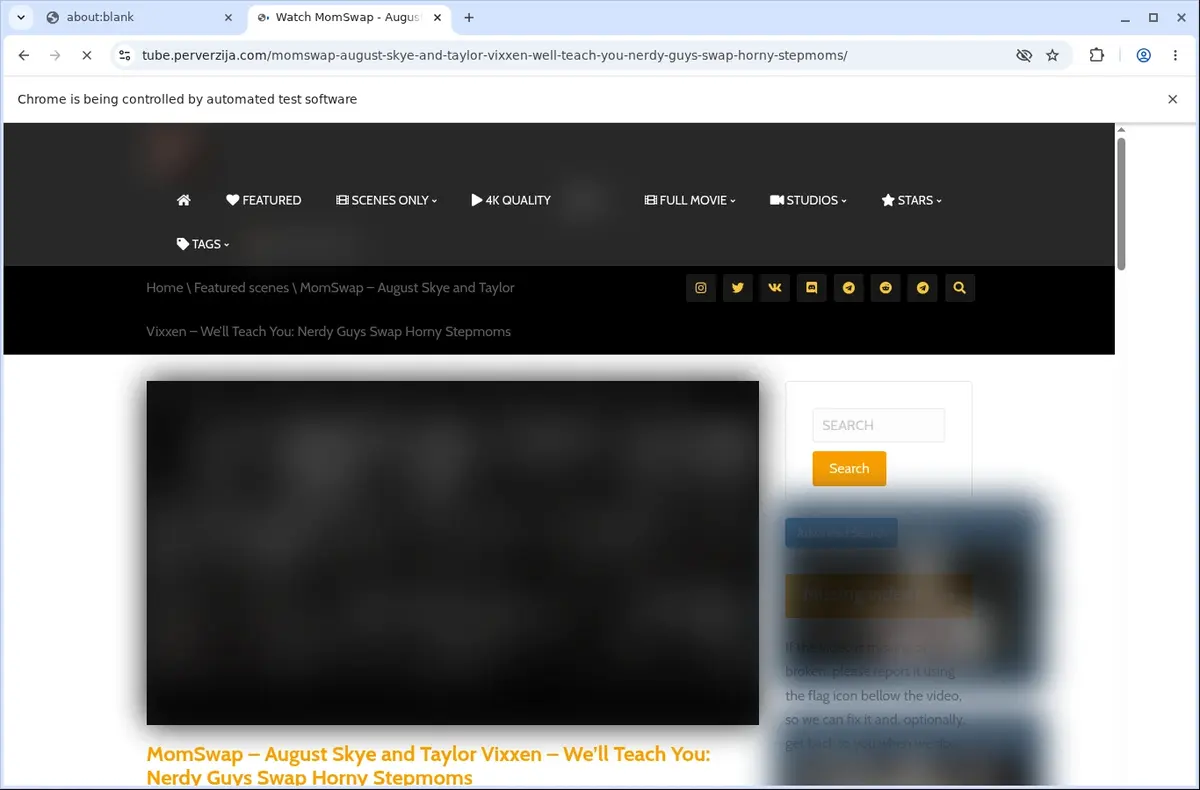 Perverzija Downloader page open in the browser