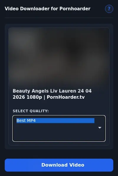 PornHoarder Video Downloader format dropdown options