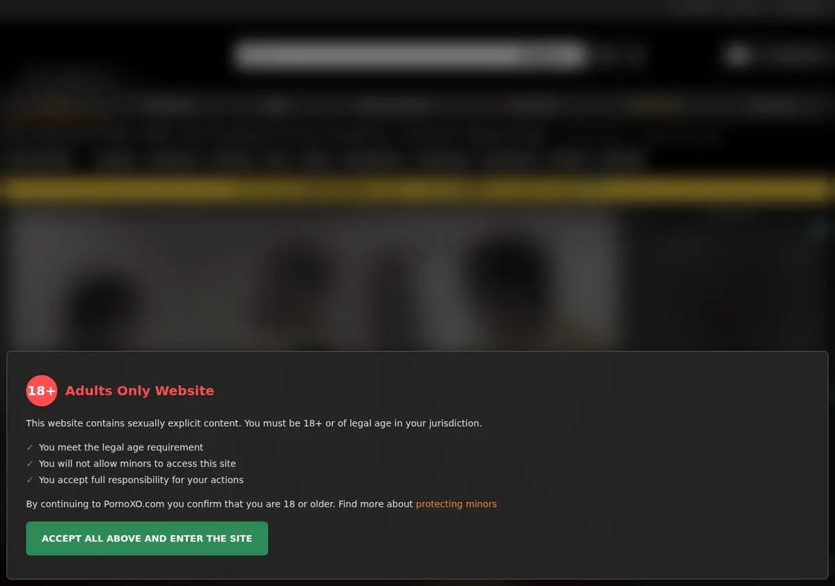 Pornoxo Downloader page open in the browser