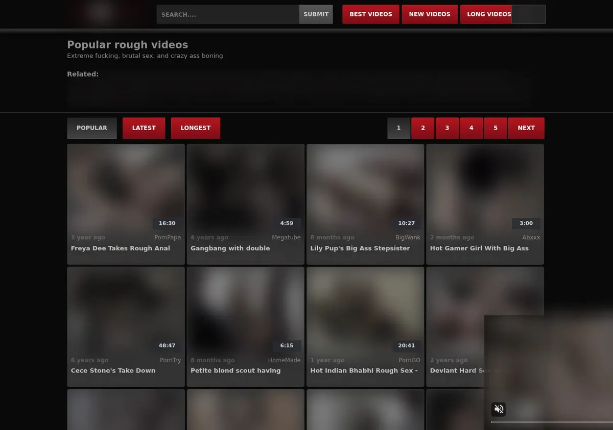 Redhdtube Downloader page open in the browser
