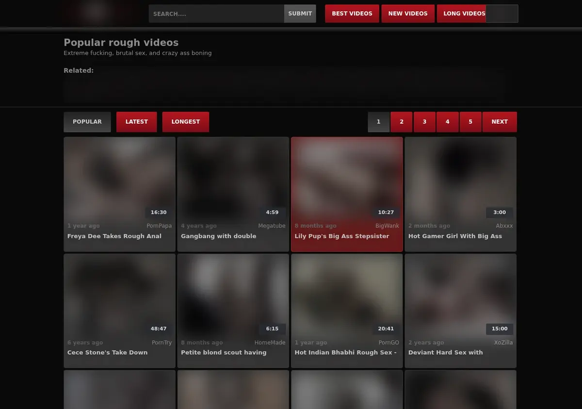Redhdtube Downloader showing detected media ready to download