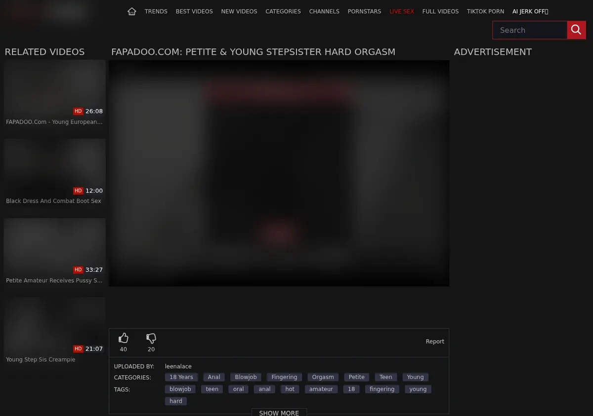 RedPorn Video Downloader showing detected media ready to download