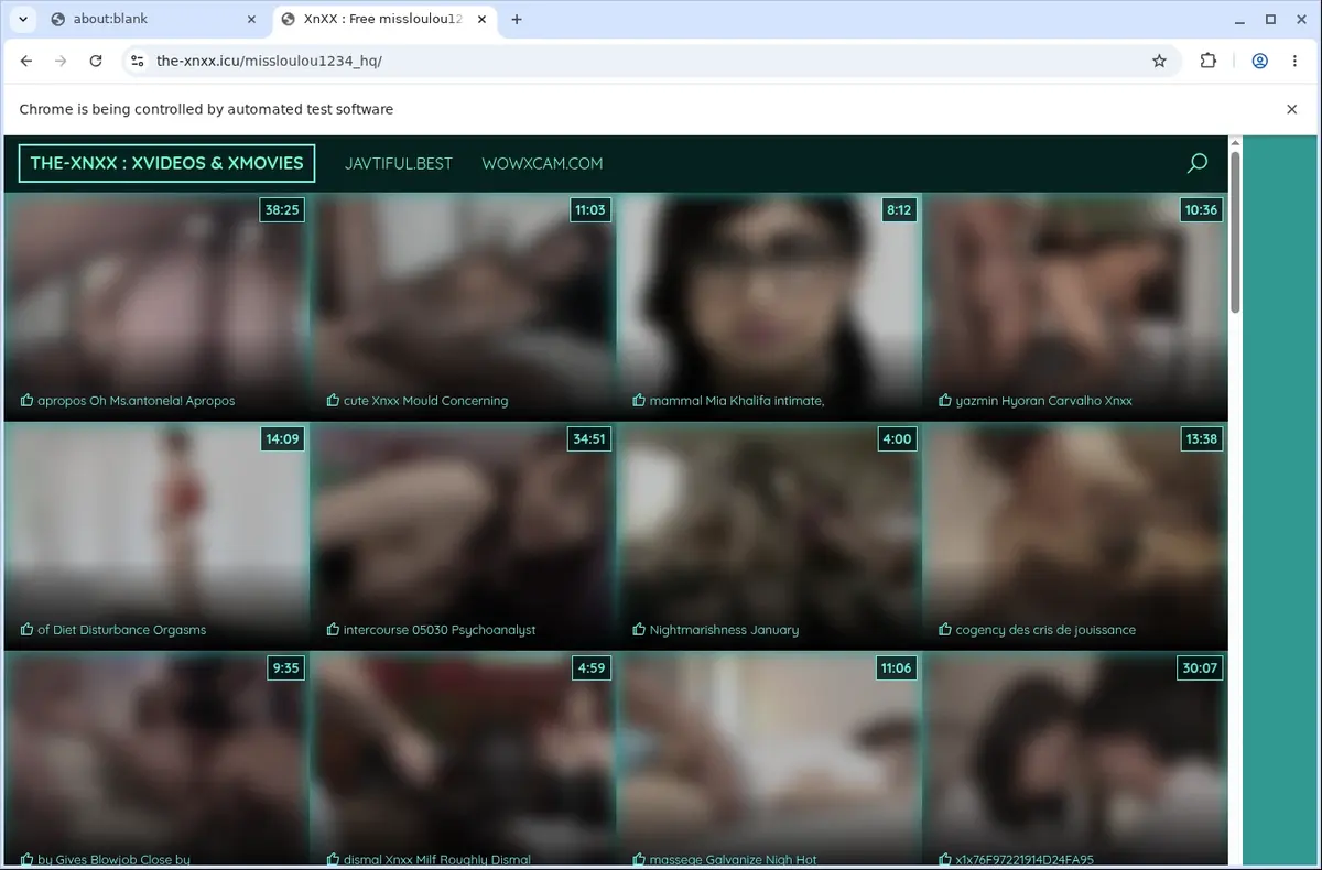Thexnxx Downloader page open in the browser