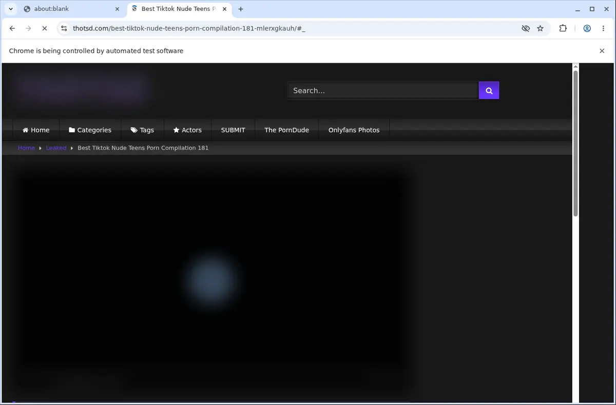 ThotSD Video Downloader page open in the browser