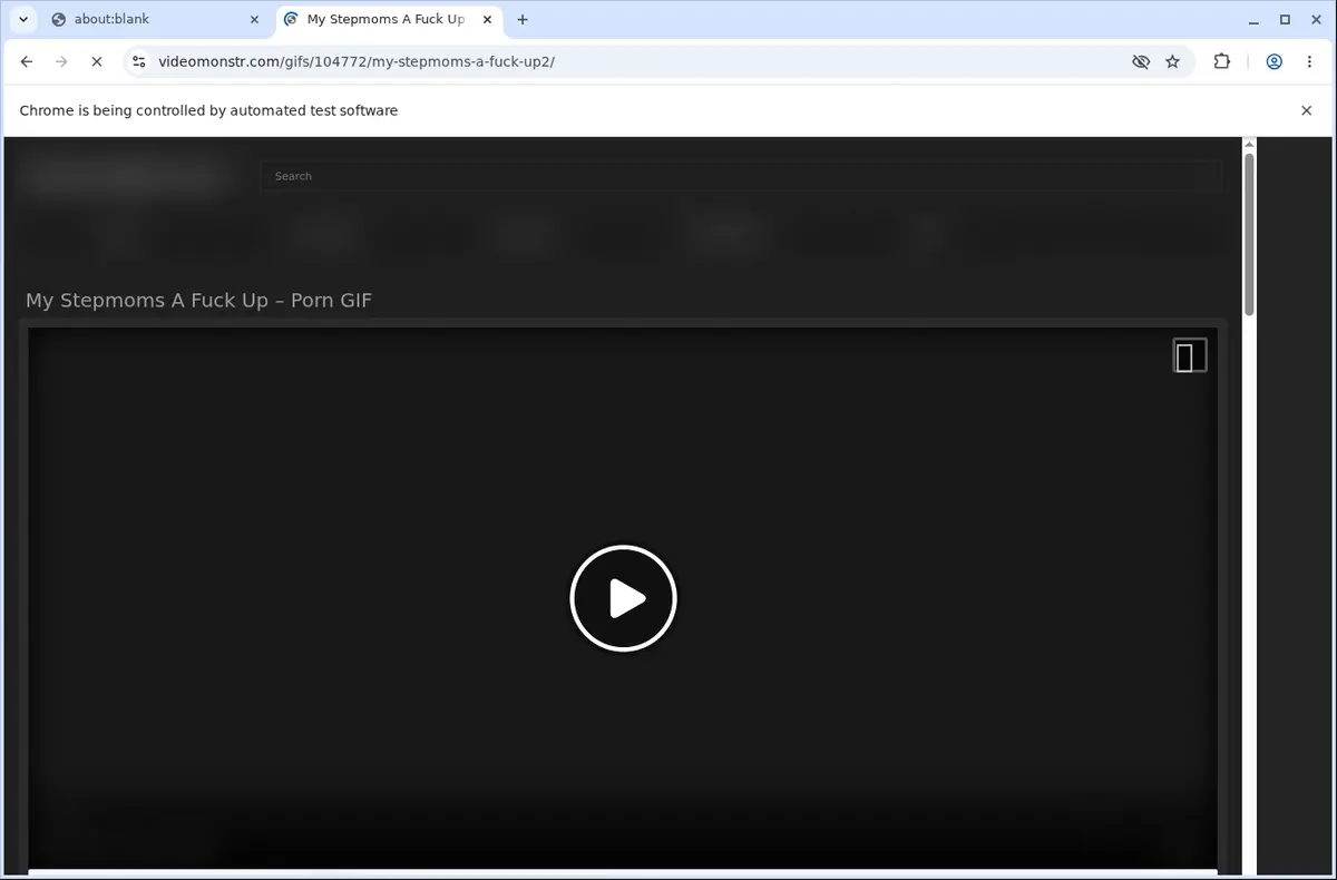 Videomonstr Downloader page open in the browser