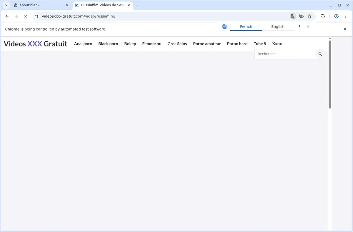 Videosxxxgratuit Video Downloader page open in the browser
