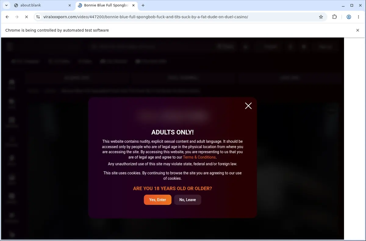 ViralXXXPorn Video Downloader page open in the browser