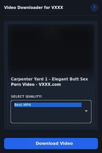 VXXX Downloader format dropdown options