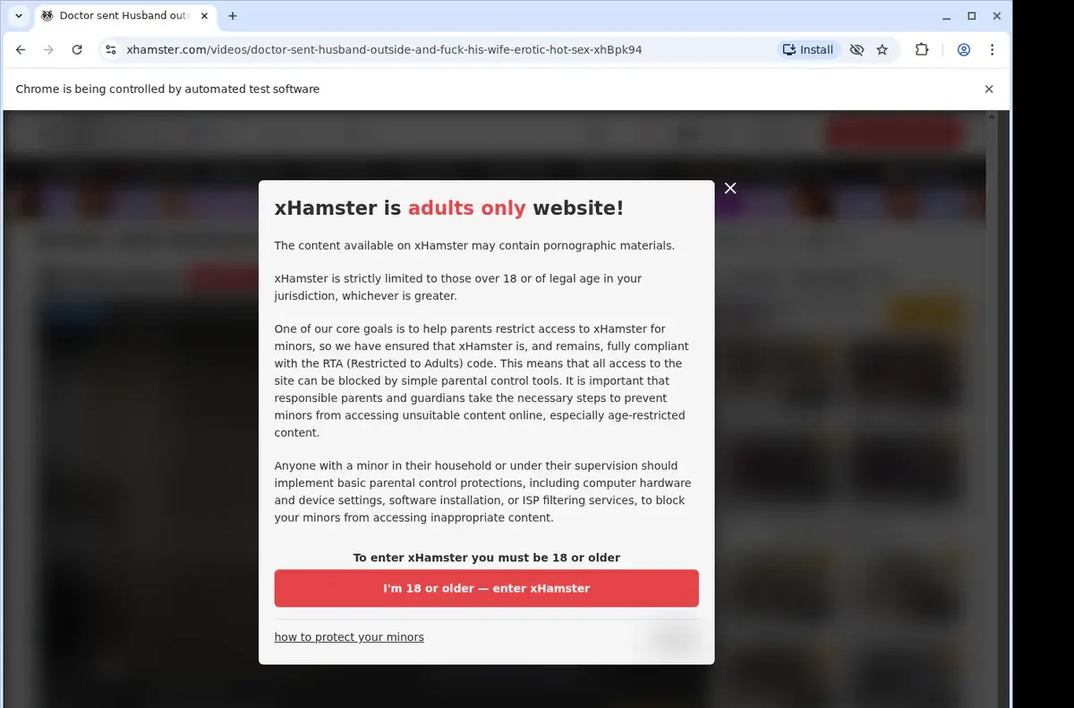 xHamsterLive Video Downloader download progress panel