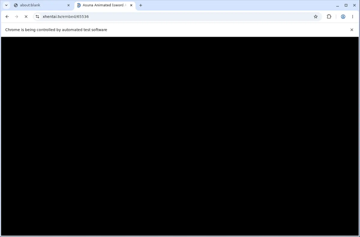 XHentai Video Downloader page open in the browser