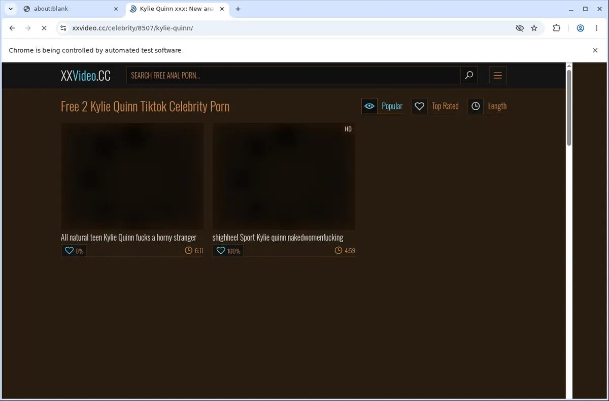 XXVideo Video Downloader page open in the browser