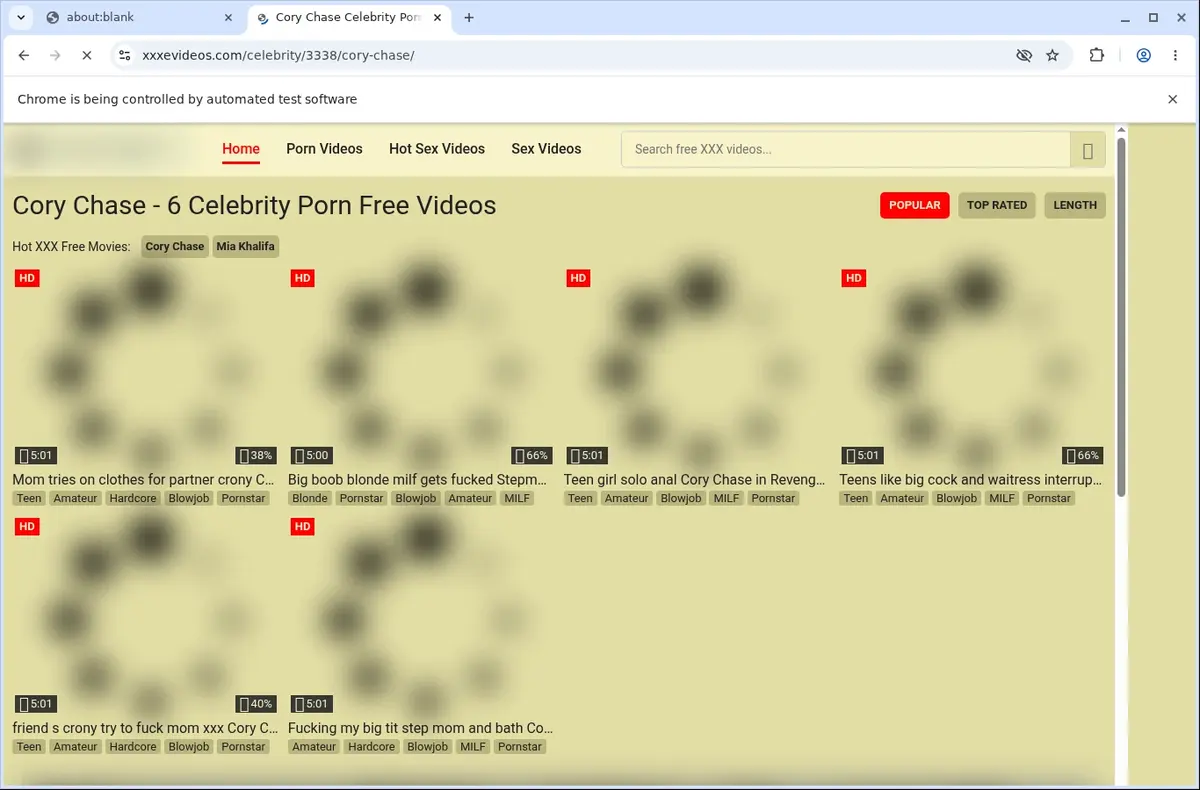 Xxxevideos Video Downloader page open in the browser