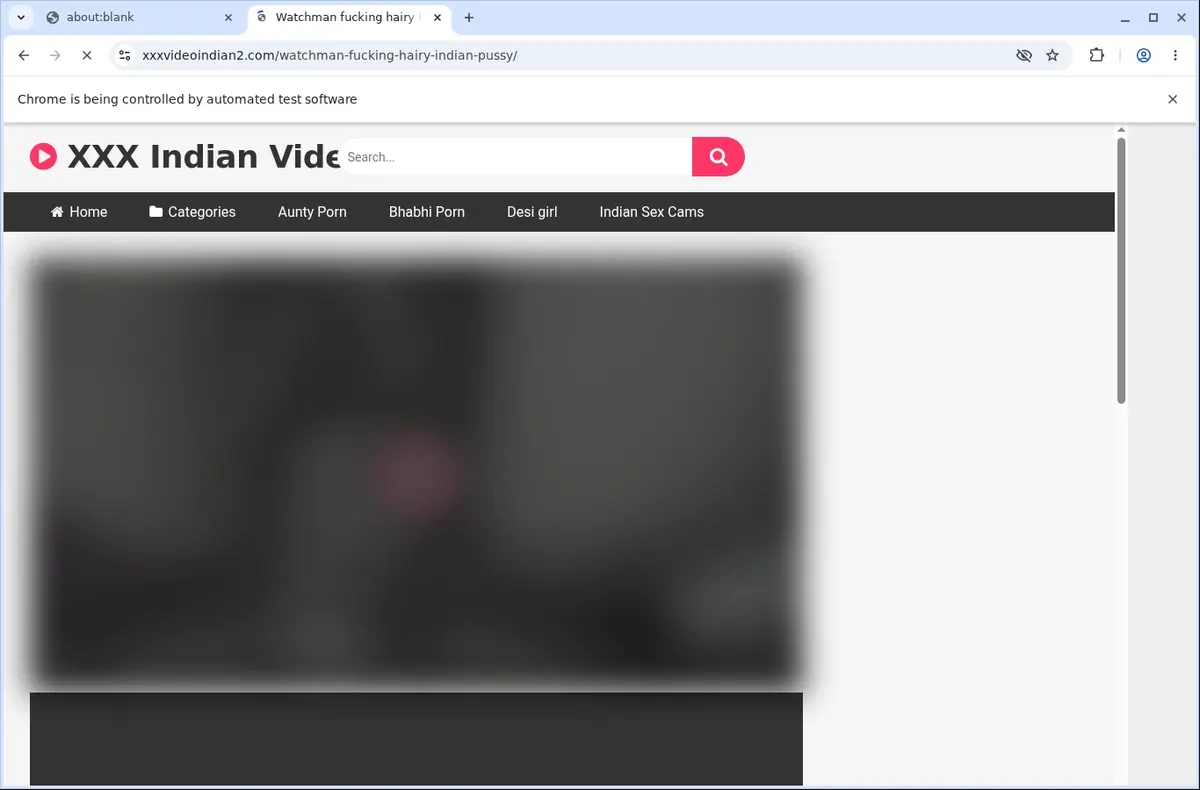 XXXVideoIndian2 Video Downloader page open in the browser