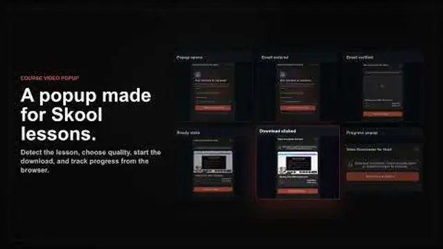 Download Skool Course and Classroom Videos