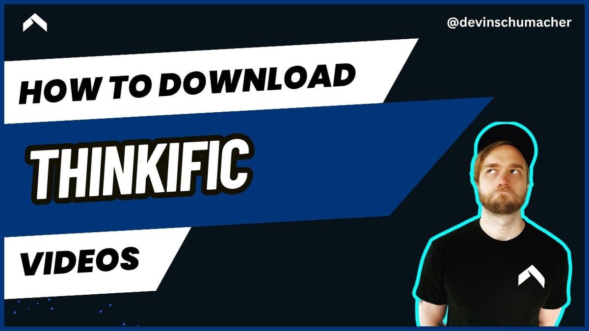 How to Download Thinkific Course Videos for Free (Chrome Extension Method)