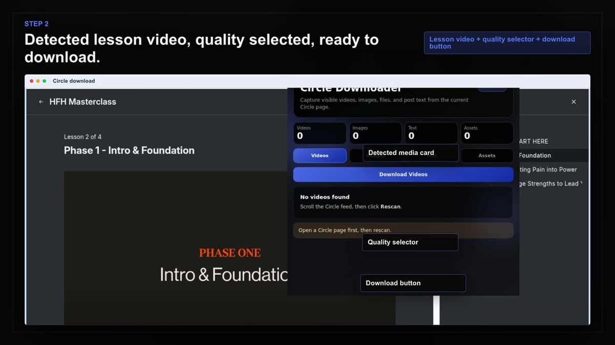 How to Download Circle Community Videos 2026