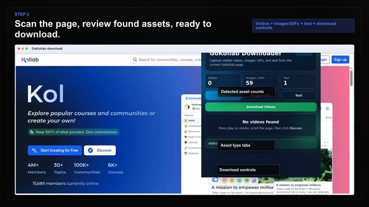 How to Download GoKollab Workspace Videos 2026