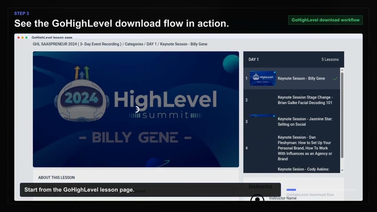How to Download GoHighLevel Training Videos 2026