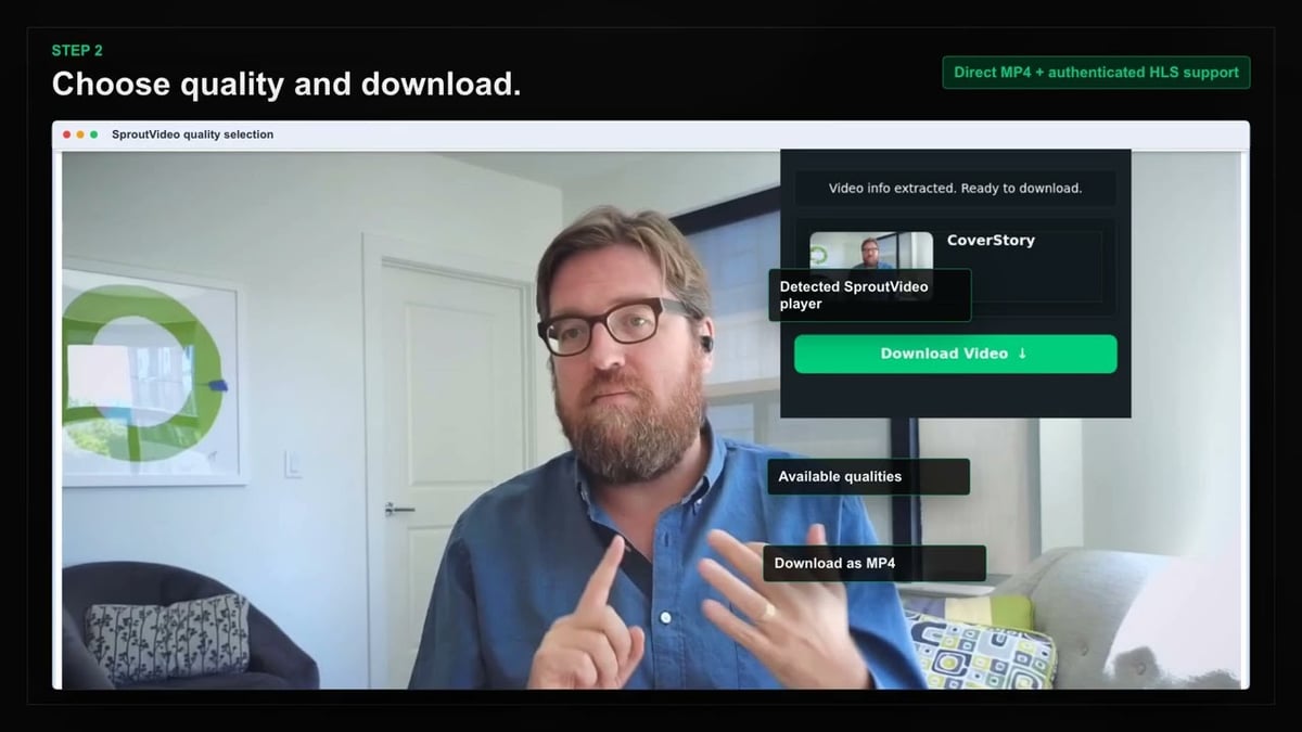 How to Download SproutVideo Embedded Videos 2026