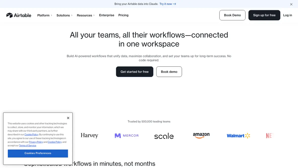Airtable Downloader website preview