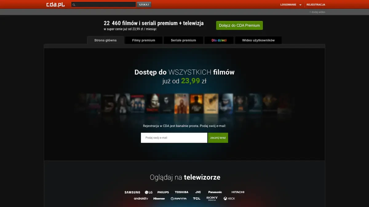 CDA Downloader website preview