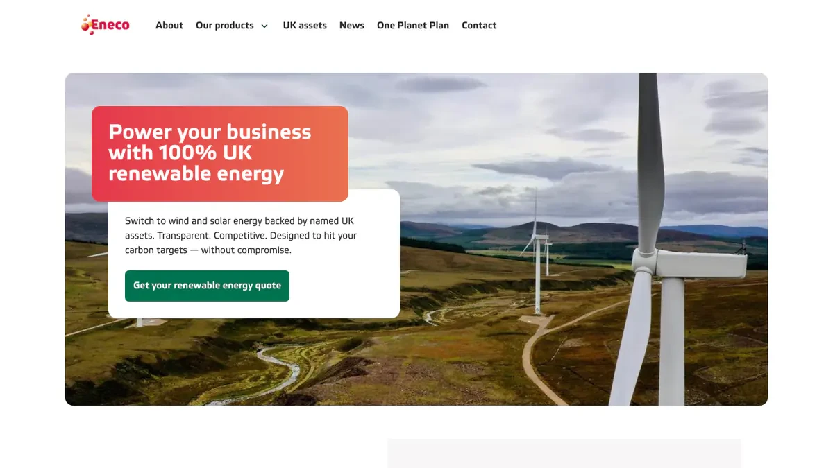 EcoStream Downloader website preview