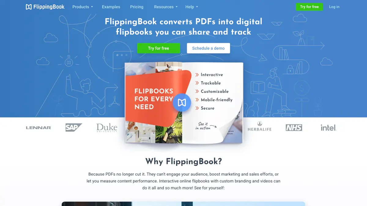 FlippingBook Downloader website preview