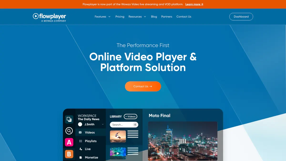 Flowplayer Downloader website preview