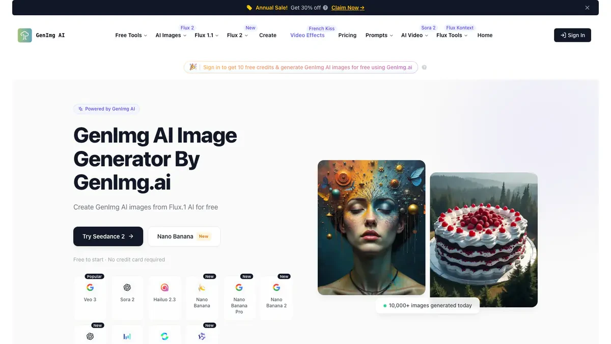 Flux Downloader website preview