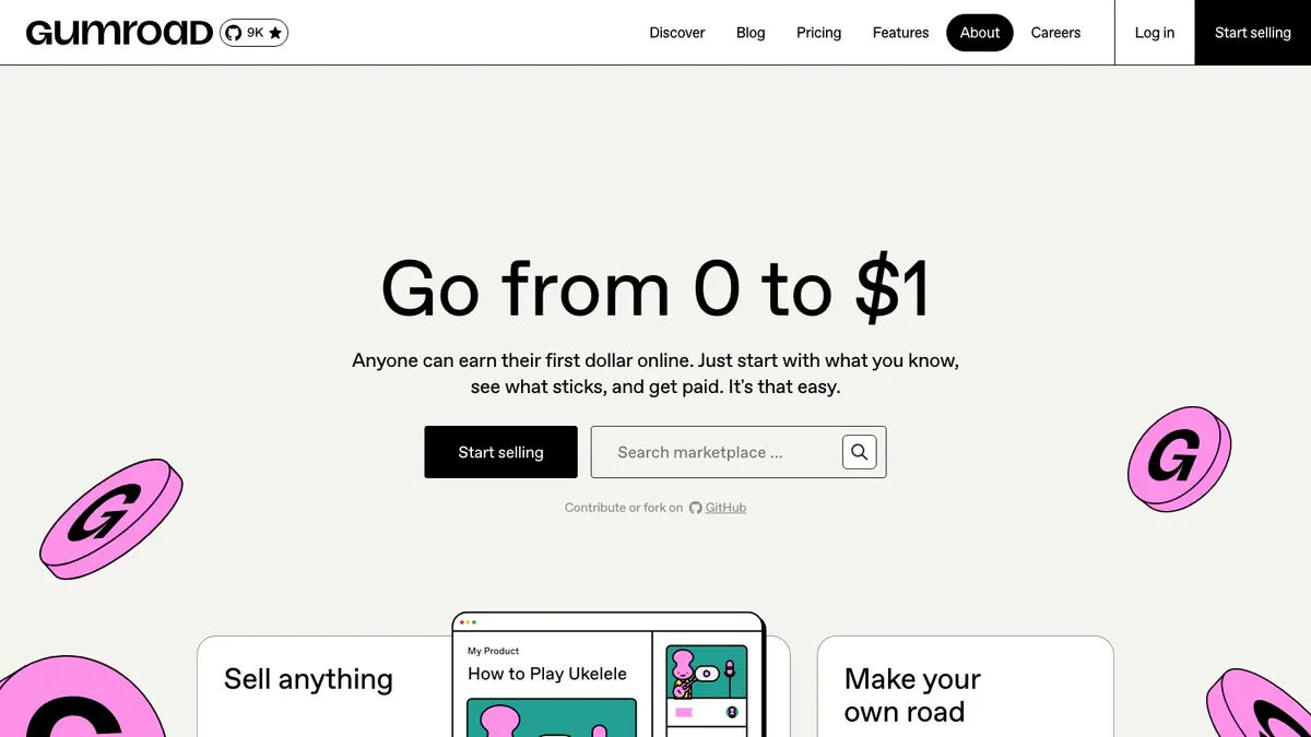 Gumroad Downloader website preview