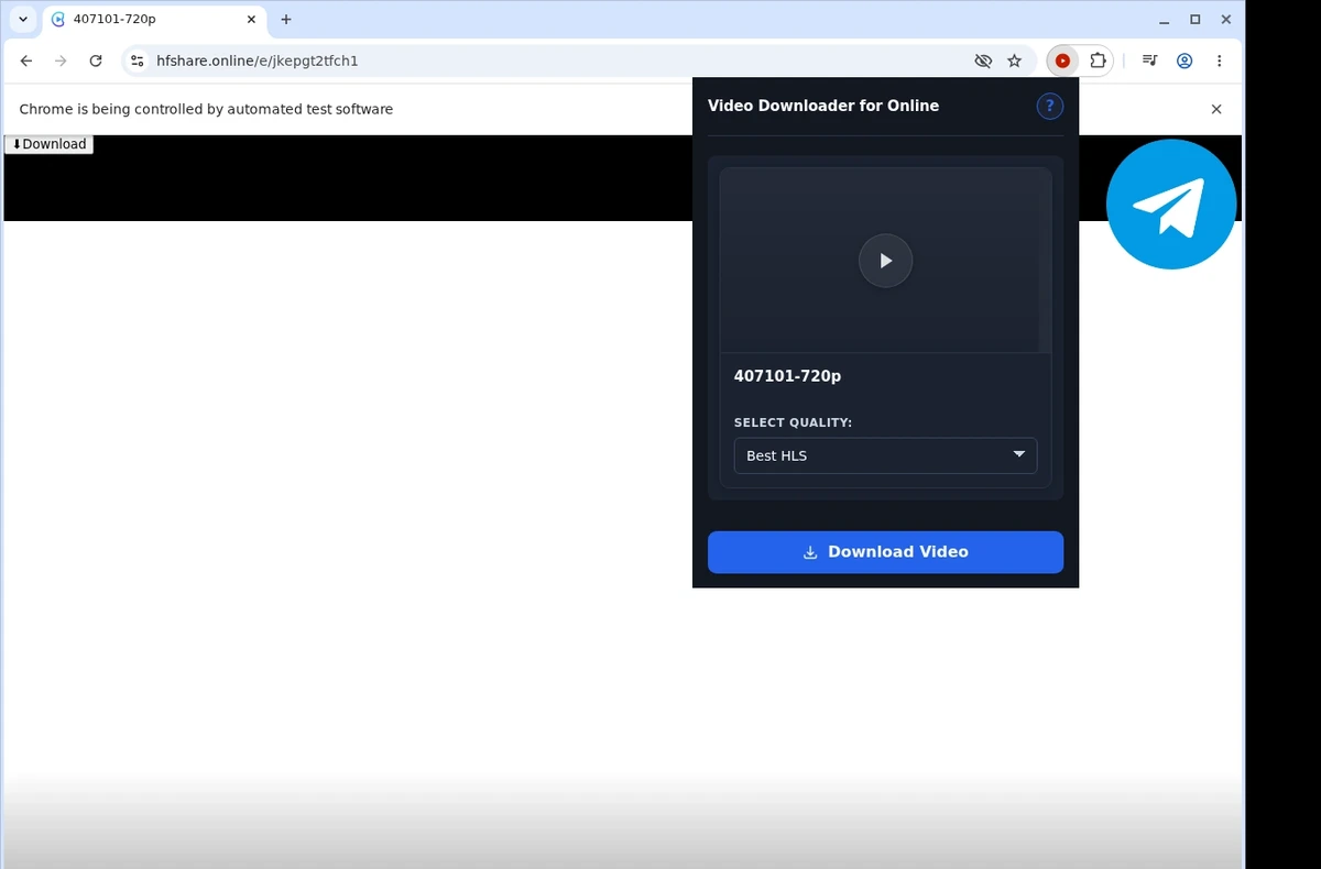 Hentai-Share Downloader ready state screenshot