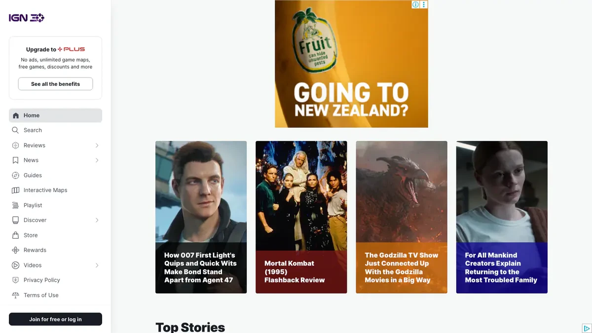 IGN Downloader website preview