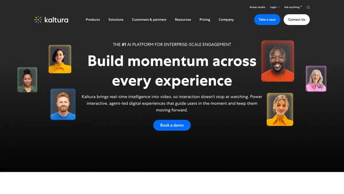 Kaltura Downloader website preview