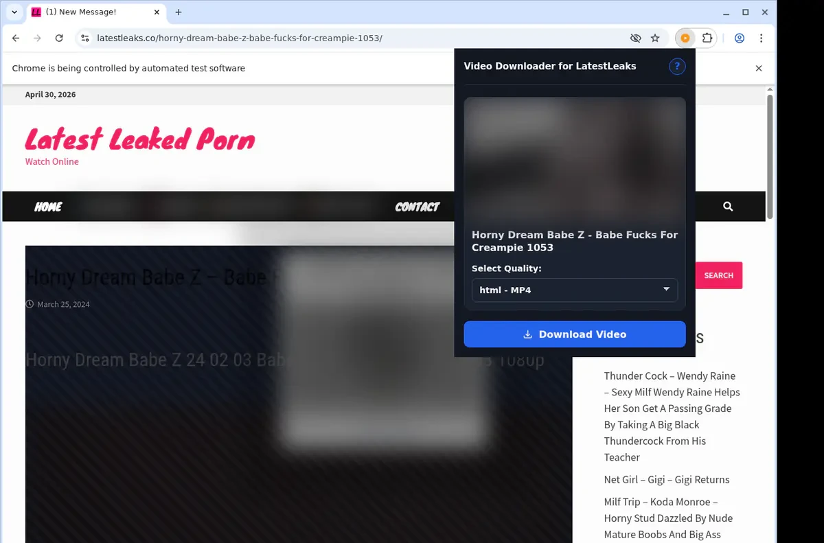 LatestLeaks Downloader fullscreen screenshot